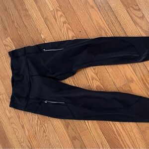 Athleta Rainer Black Leggings with Comfort Fit